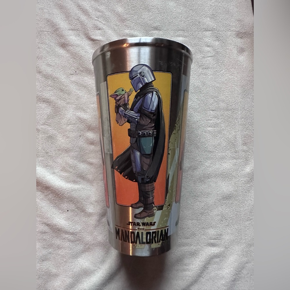 COPY - Disney Parks The Mandalorian Stainless Steel Tumbler Tano Grogu Boba Sta…
